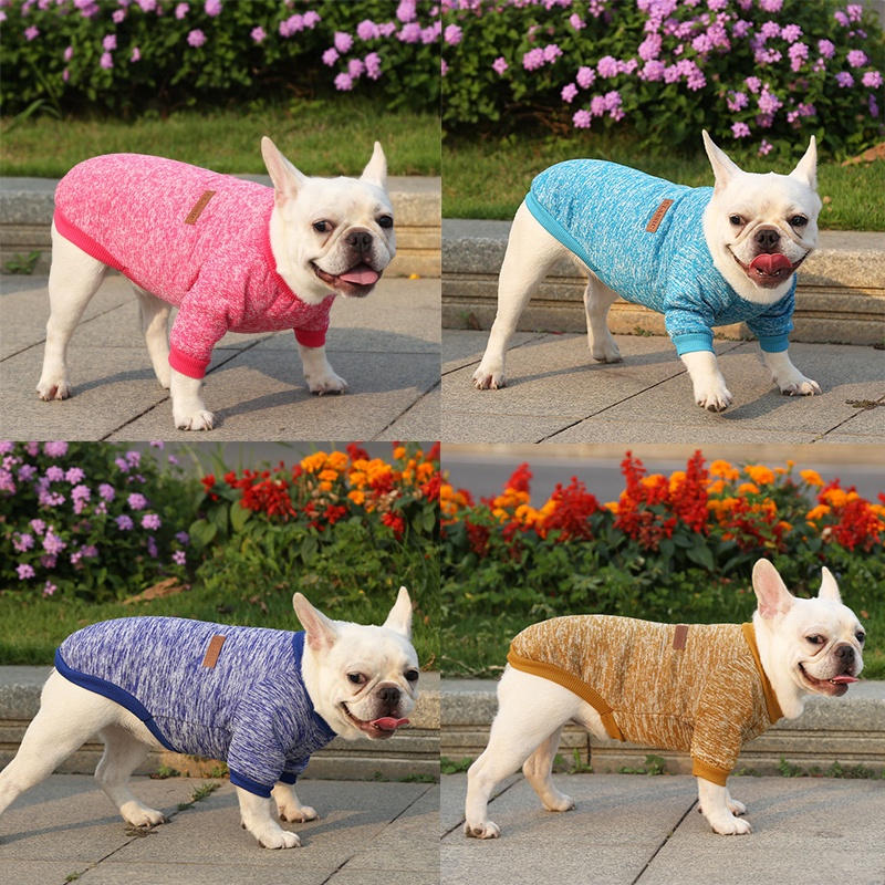 Quần Áo Kawaii Cho Chó Cho Chó Nhỏ Áo Len Quần Áo Ấm Cho Bulldog Pháp Chihuahua Trang Phục Áo Khoác Phụ Kiện Quần Áo Thú Cưng