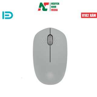 Chuột không dây Forter V182 Gray (Màu Xám) - Hàng Chính Hãng BH 24 Tháng