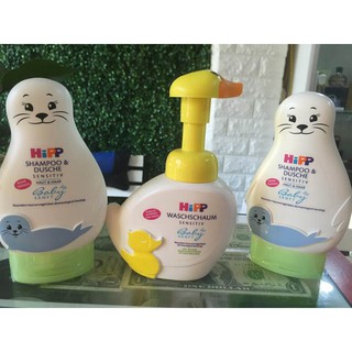 Sữa tắm bọt hipp vịt- hải cẩu dành cho da nhạy cảm nội địa đức