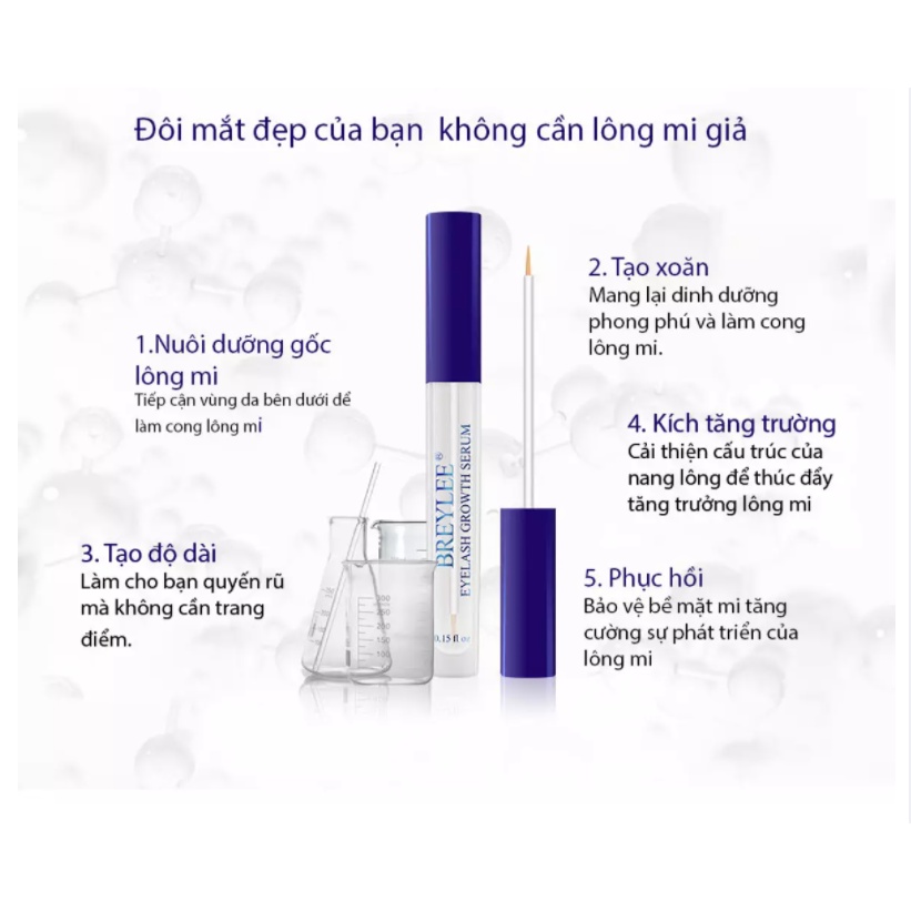 Tinh Dầu Dưỡng Mi BREYLEE Chuốt Mi Giúp Lông Mi Mọc Nhanh Và Dày | BigBuy360 - bigbuy360.vn