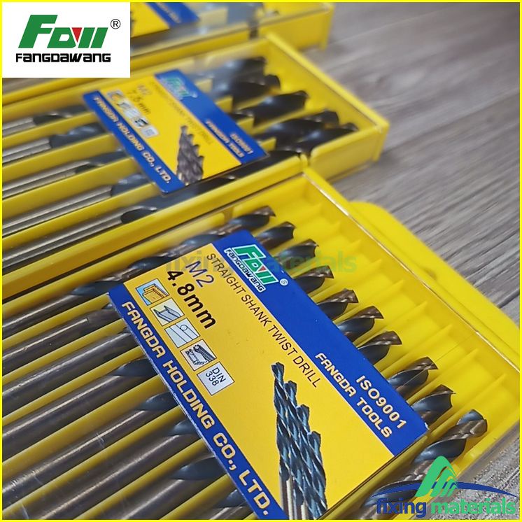 Mũi khoan inox, sắt Fangda M2 (Lẻ 1 mũi, chọn size từ 1.0mm-8.5mm, hàng phổ thông loại tốt)