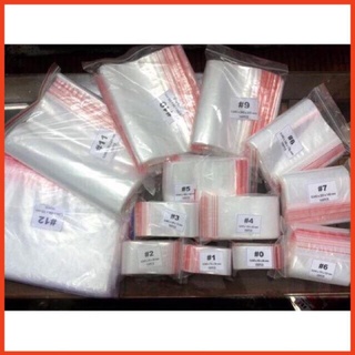 100 gam túi zip viền đỏ số 10 !