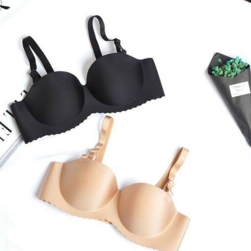 Sale 60%: Áo ngực Su non không gọng quả ngang đệm bàn tay nâng vừa 1,5 cm ( QN 05 )( kèm ảnh thật)