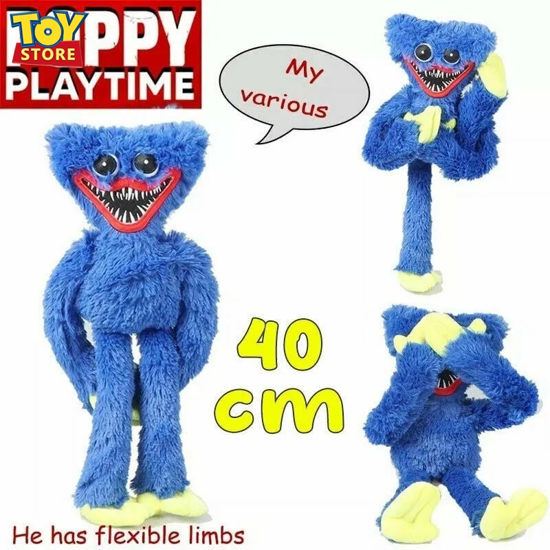 Búp Bê Nhồi Bông Huggy Wuggy Playtime Poppy Làm Quà Cho Bé Vào Dịp Năm Mới Tùy Chọn Kích Thước