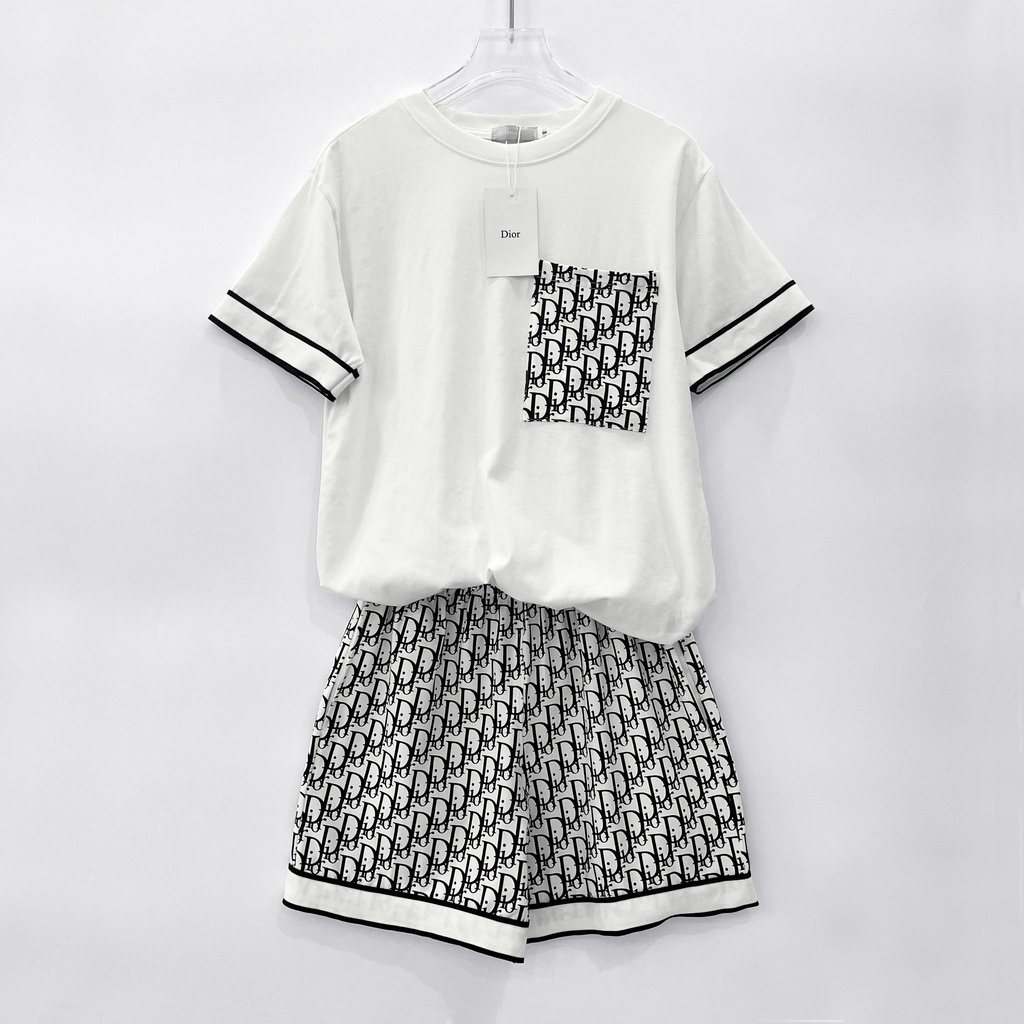 Set Quần Áo Di.or Hàng Xuất Xịn Chất thun Cotton 100%,Sang Xịn Mịn