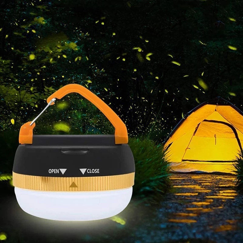 1 Đèn LED Siêu Sáng Đa Năng Có Móc Treo Tiện Dụng Mang Theo Du Lịch Cắm Trại