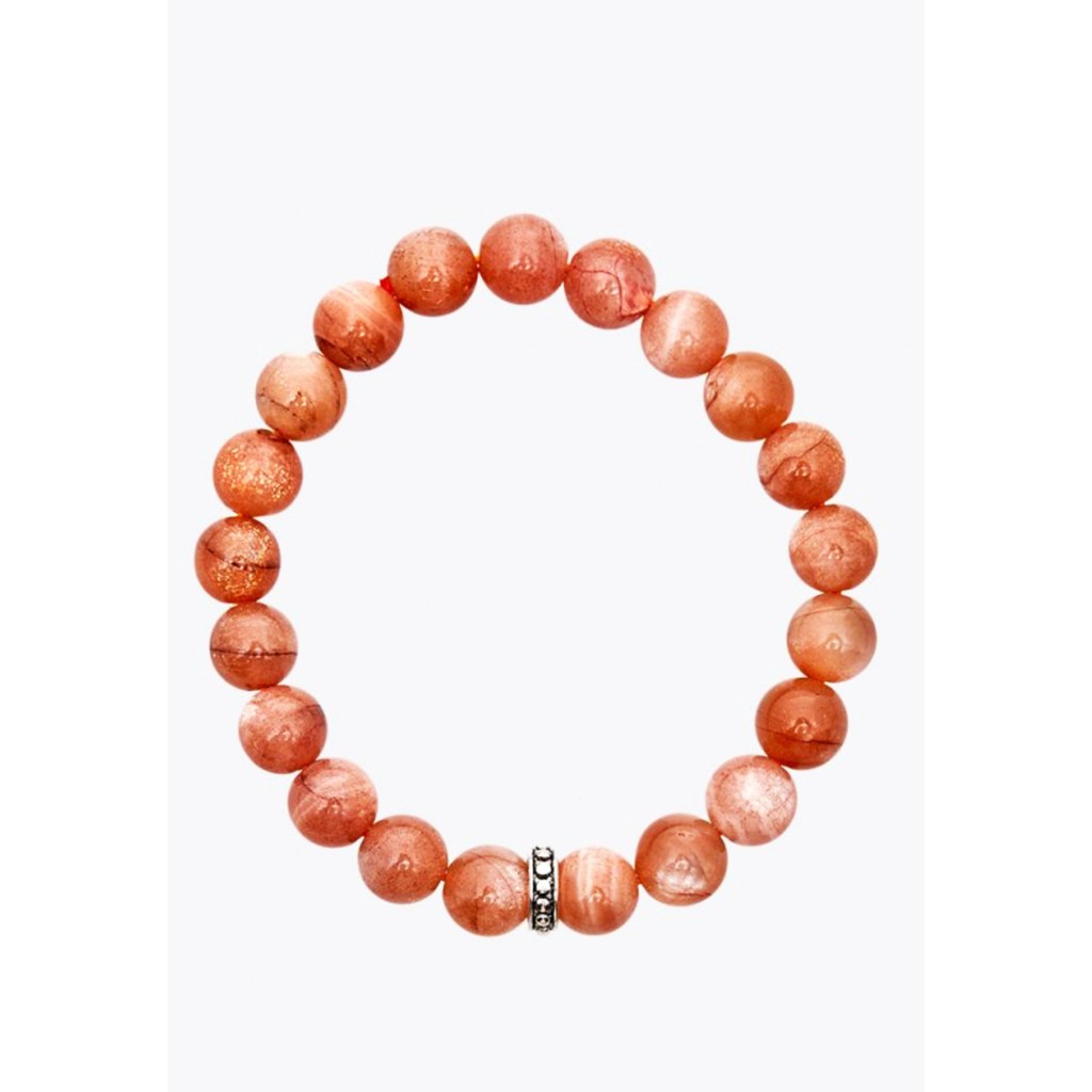 Vòng Tay Sunstone Mix Charm Bạc Thái