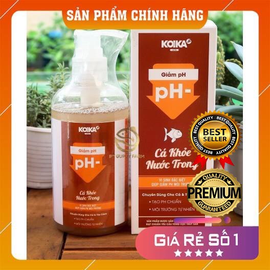 [Bản mới nhất]Giảm pH -KOIKA(tặng kèm bộ test PH)