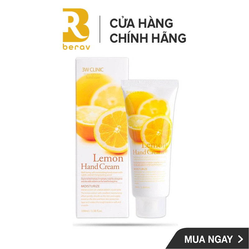 Kem Dưỡng Ẩm cho Da Tay 3W Clinic 100ml | BigBuy360 - bigbuy360.vn