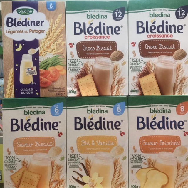 Bột lắc sữa Bledina Pháp ( 400gr - đủ số) mẫu mới