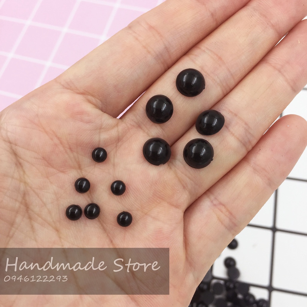 Mắt Thú - Mắt Nhựa Đen (Gói Khoảng 25 - 30C)