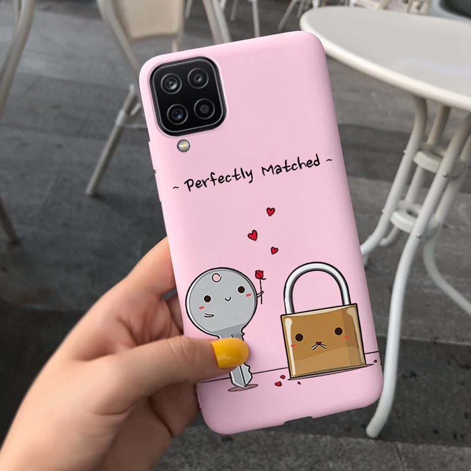 Ốp điện thoại tpu dẻo màu trơn cho samsung galaxy a12 sm-a125f samsung m12 a12