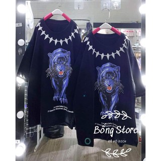 [Rẻ Vô Địch] Áo cotton tay lỡ Unisex mặc đôi ,nhóm , lớp------ Áo Hổ Gầm
