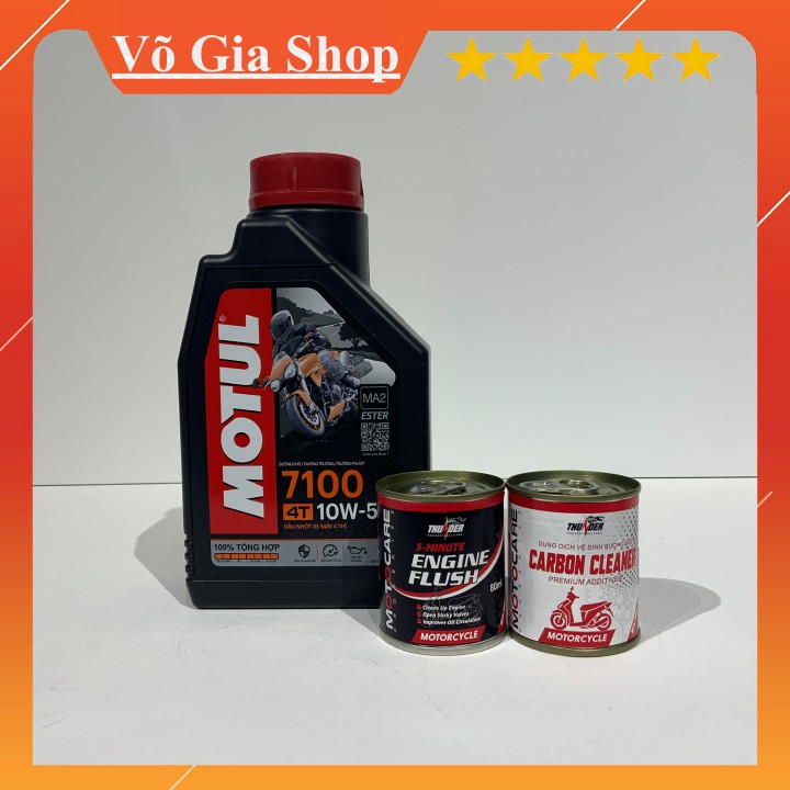 Nhớt Motul 7100 4T 10w50 - Nhớt 100% tổng hợp cao cấp xe số gốc ESTER Touing