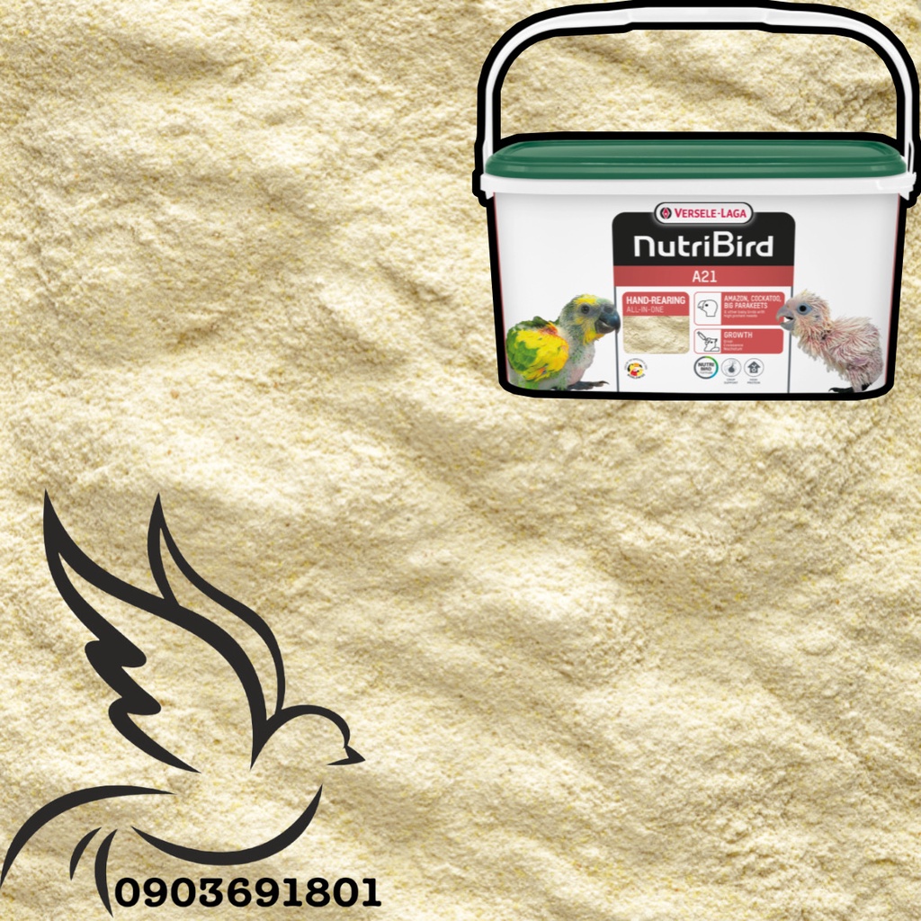 100gr Bột NutriBird A21 chuyên dùng cho vẹt non. HSD: 3/2023.