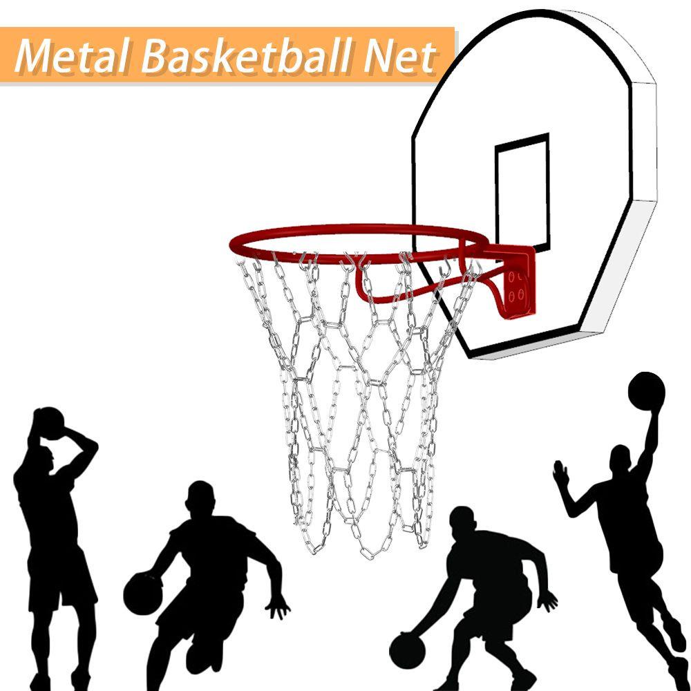 Lưới Chơi Bóng Rổ SHOUKEY Bằng Kim Loại Có Móc Chữ S