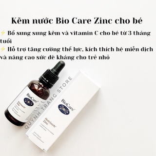 Kẽm nước Biocare Nutrisorb Zinc (kẽm nước Anh)