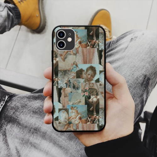 Ốp lưng iphone SAMSUNG baby angles collage art aesthetic chống bẩn  cho các dòng iPhone PAP20210747