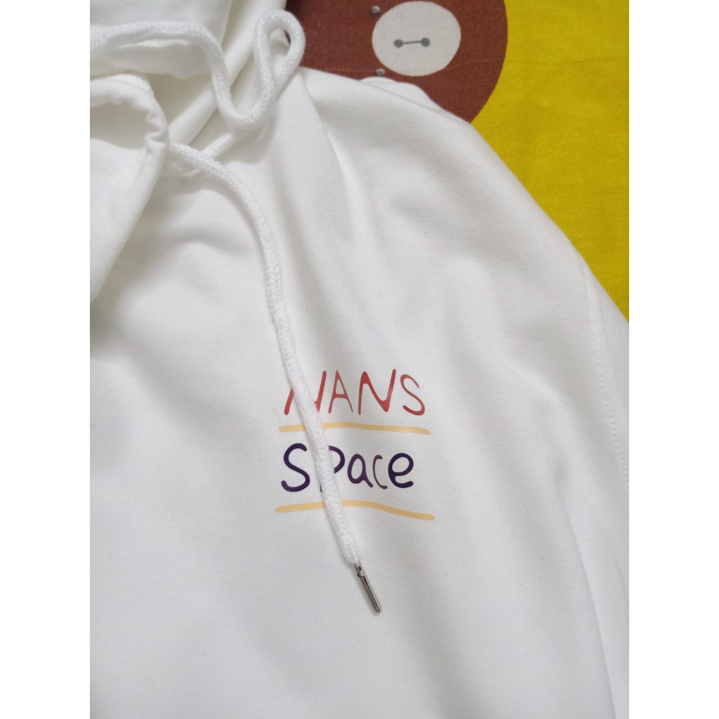 Áo hoodies nữ Wings phiên bản phi hành gia dễ thương đen trắng 45-90kg | BigBuy360 - bigbuy360.vn