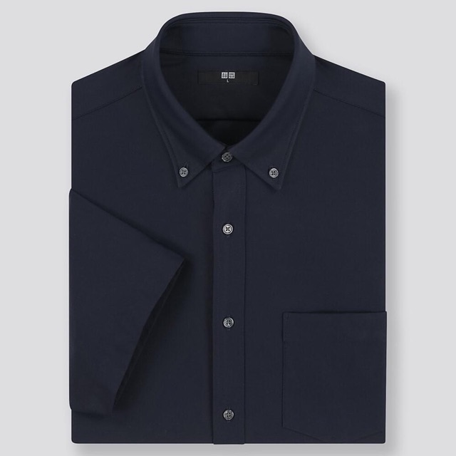 Áo sơ mi ngắn tay uni | BigBuy360 - bigbuy360.vn