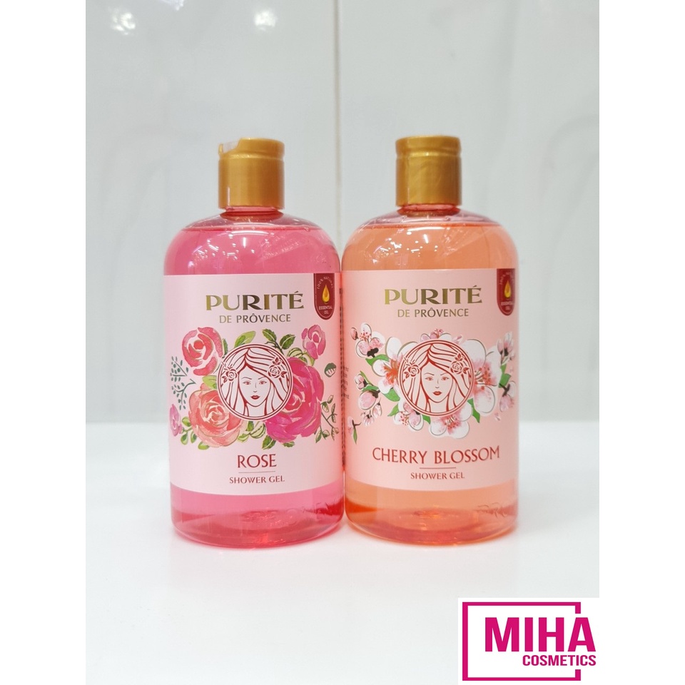 Sữa Tắm PURITE BY PROVENCE Dưỡng Ẩm Trắng Da 500ml