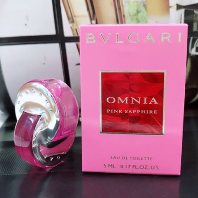 Nước Hoa Nữ Bvlgari Omnia Pink Sapphire EDT 5ml