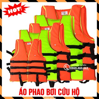Áo Phao Cứu Hộ Cứu Sinh Cao Cấp Cho Trẻ Em. Áo Phao Vải Dày Bền Đẹp.