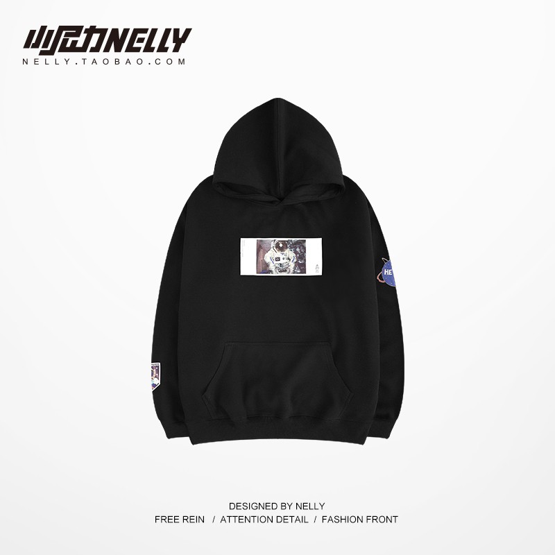 [NY2289] Áo nỉ có mũ in hình đồ du hành (NELLY) | BigBuy360 - bigbuy360.vn