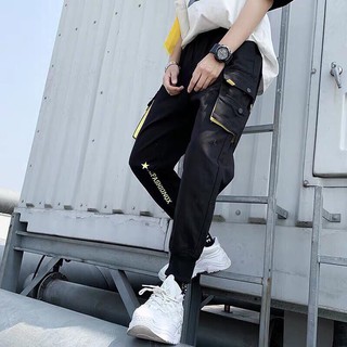 Quần jogger kaki túi hộp unisex