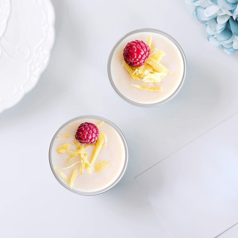 Set 100 Cốc Lá Nhôm 125Ml Có Nắp Dùng Một Lần Để Làm Bánh Muffin