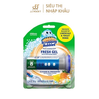 Gel bắn khử mùi bồn cầu scrubbing bubbles làm sạch bồn cầu sau mỗi lần xả