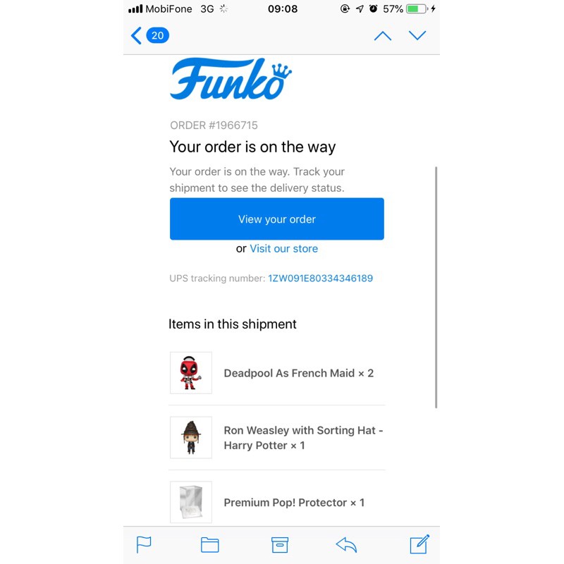 Mô hình Funko Pop Ron Weasley with Sorting Hat Harry Potter