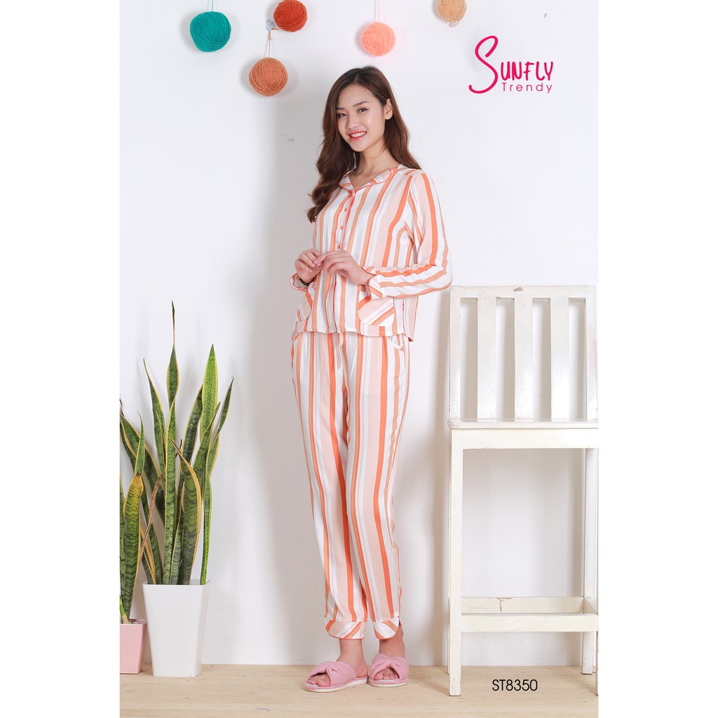 Bộ mặc nhà Sunfly thu đông ST8350