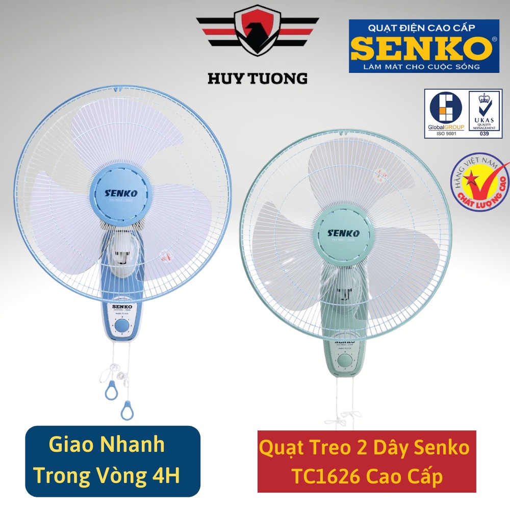Quạt treo 2 dây Senko ( BH động cơ 1 năm ) TC1626 - Huy Tưởng