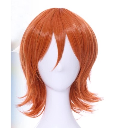 [SẴn] Wig/Tóc giả Nami ngắn - One Piece màu cam [Miu Cosplay]