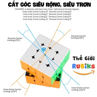Rubik 4x4 GAN 460 M Nam Châm Cao Cấp Flagship