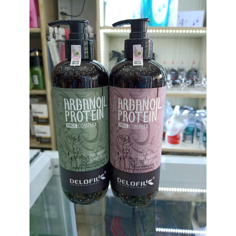 ( cặp dầu gội protrin ) Dầu Gội Arganoil Protein Delofil Dưỡng Ẩm Phục Hồi Tóc Hư Tổn Ngăn Ngừa Gàu 800ml | BigBuy360 - bigbuy360.vn