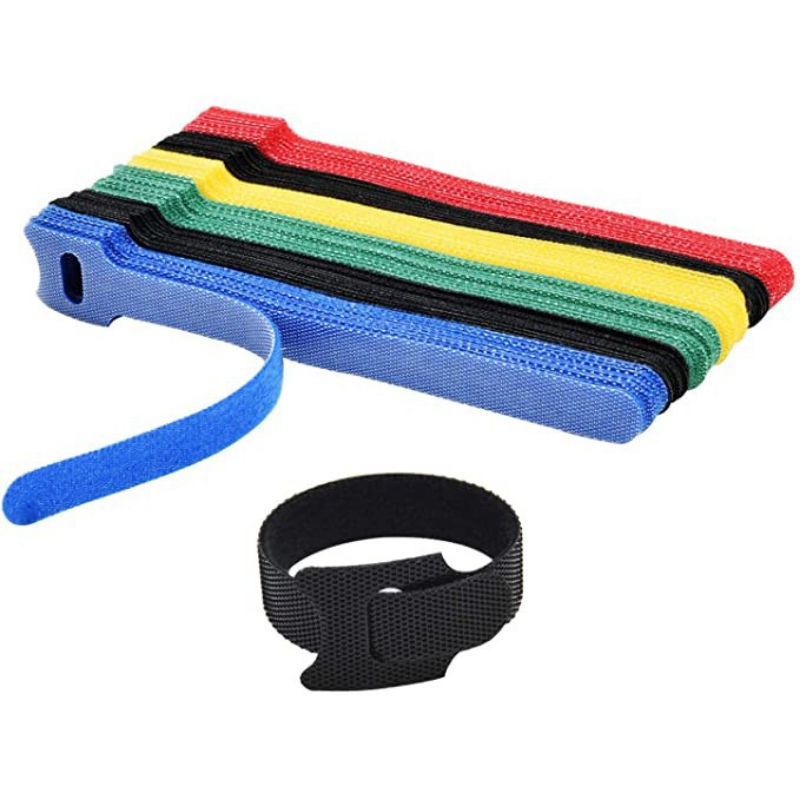 Set 5 Dây Dán Buộc Cố Định Cáp Sạc Điện Thoại, Dây Điện Gọn Gàng Tiện Lợi