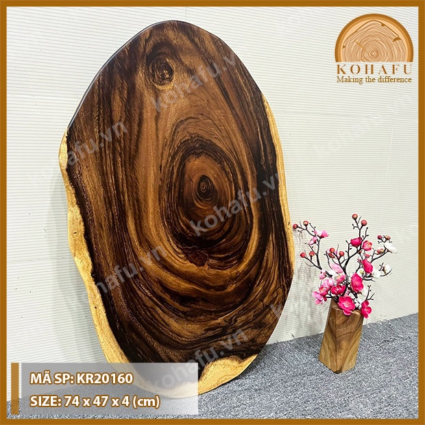 BÀN TRÀ, SOFA GỖ ME TÂY TỰ NHIÊN - VÂN GỖ SIÊU ĐẸP KR20160