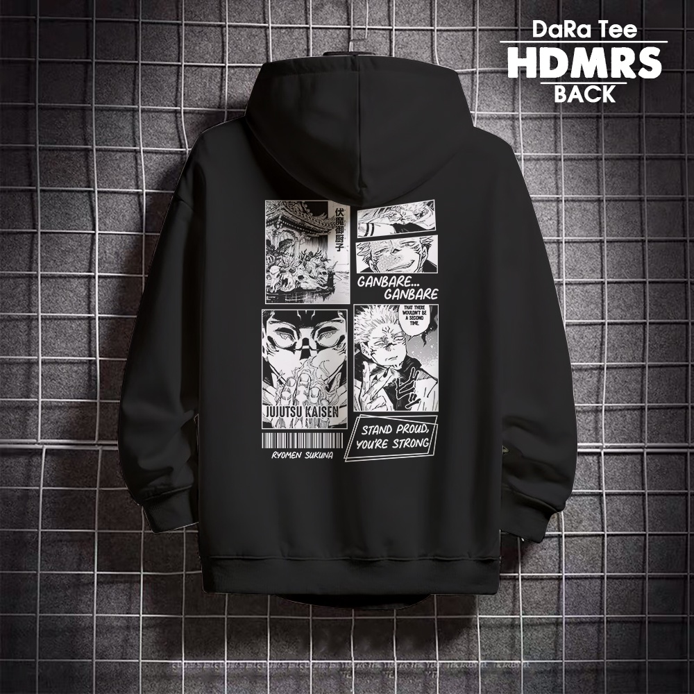 Áo Hoodie Unisex In Hình Thiết Kế Manga Jujutsu Kaisen