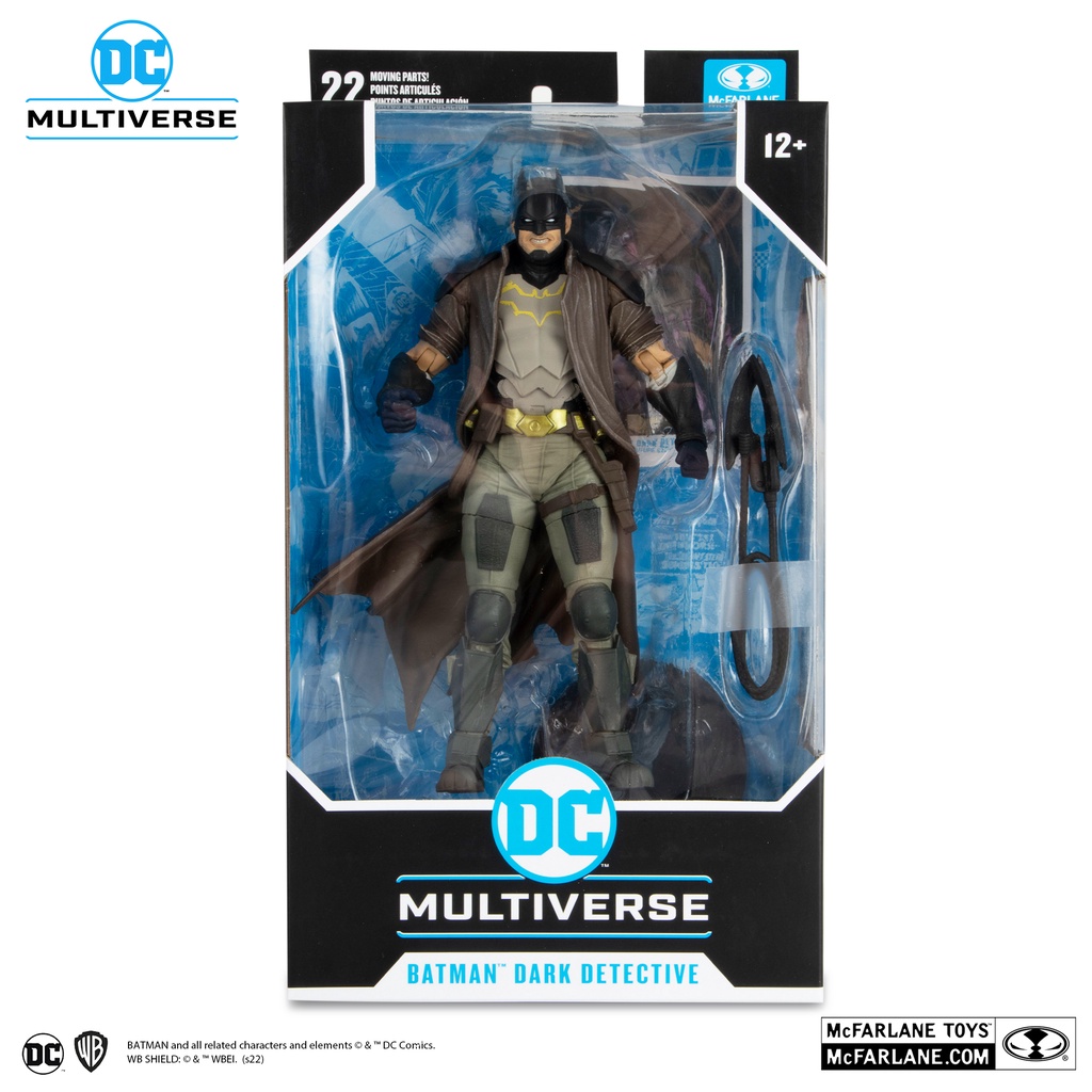 Mô hình nhân vật cử động đa khớp, McFarlane Toys DC Multiverse Batman Dark Detective