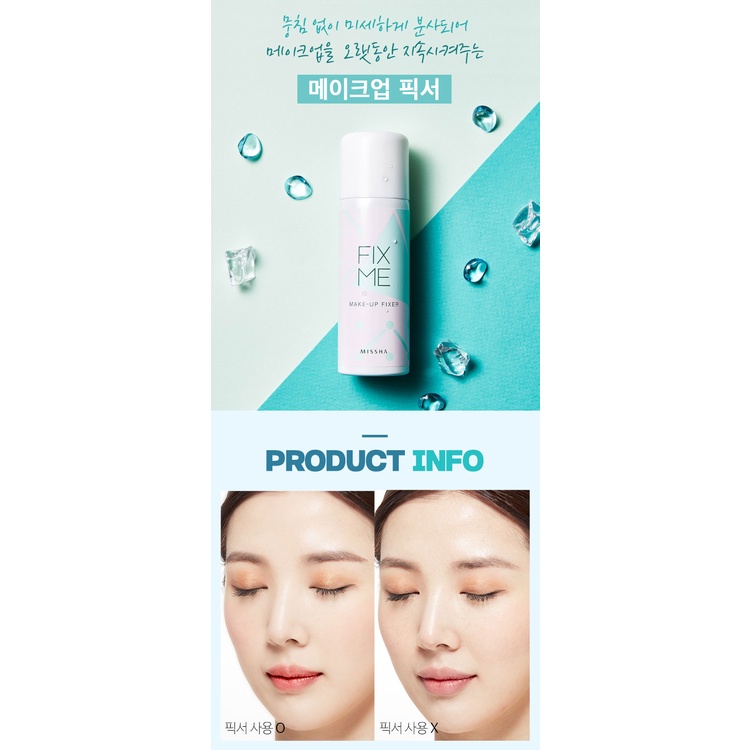Xịt Khóa Lớp Make Up 24H Missha Fix Me Makeup Fixer 50ml | BigBuy360 - bigbuy360.vn
