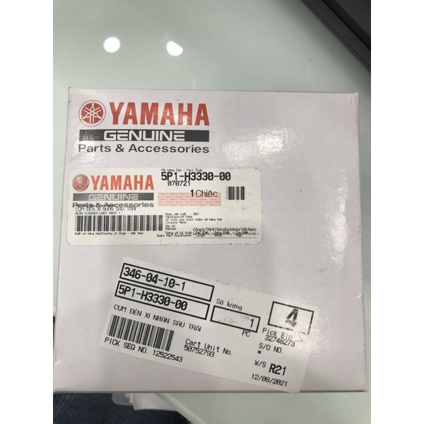 Cụm đèn xi nhan sau Phải chính hãng Yamaha dùng cho xe Novo 4 - Yamaha town Hương Quỳnh