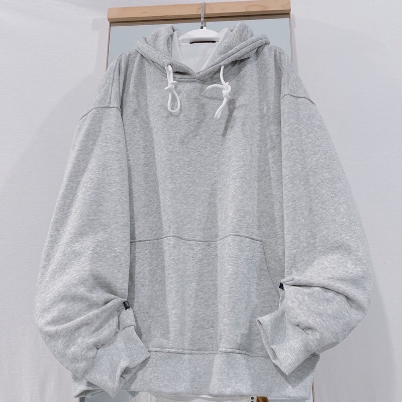 Áo Khoác Hoodie Trơn Dáng Rộng Form Unisex Nam Nữ