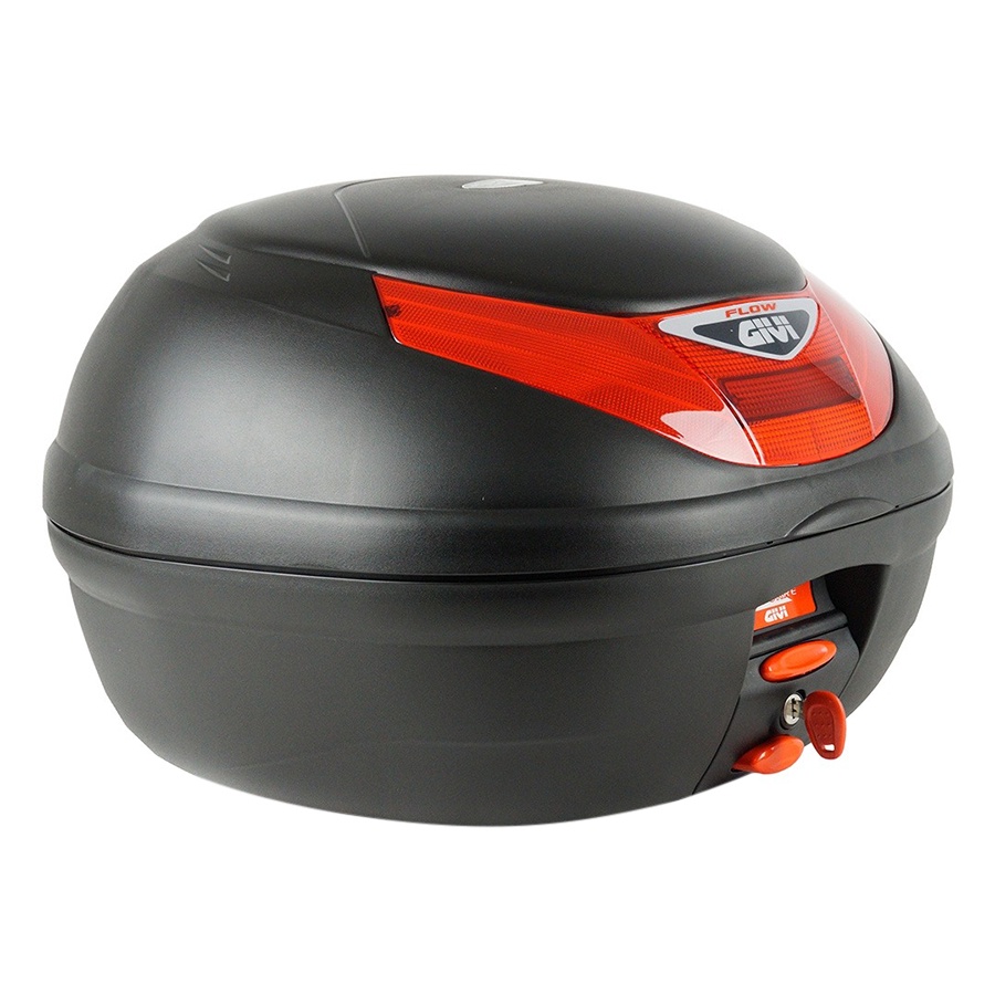 Thùng sau Givi E350N hệ thống khóa Monolock cao cấp dung tích 35 lít kèm đế gắn thùng Givi MP70N chính hãng