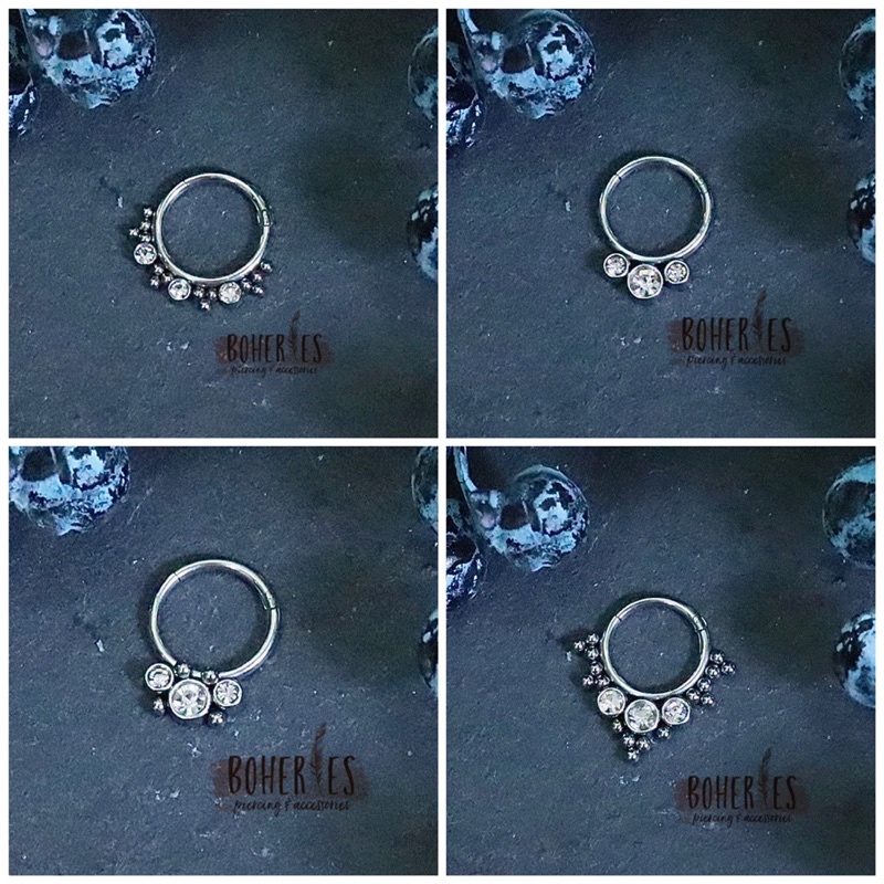 Boheries/Khuyên tai cho Daith, khuyên Septum vách ngăn mũi thép y tế không gỉ