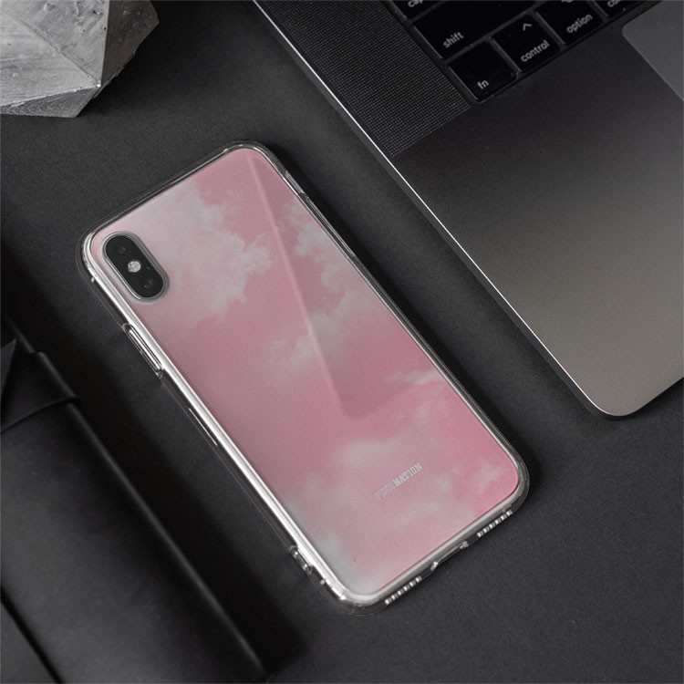 Ốp lưng VS PINK NATION bầu trời màu hồng cho Iphone 5 6 7 8 Plus 11 12 Pro Max X Xr VICPOD00005