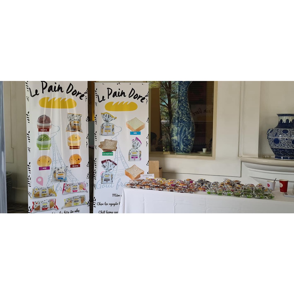 Bánh mì sandwich nature Le Pain Dore Pháp gói 400g