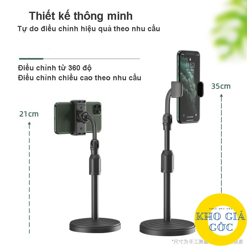 Giá Đỡ Điện Thoại Livestream Xem Video Ổn Định Xoay 360 Độ dùng để Quay Phim Ghi Hình Đa Dụng | BigBuy360 - bigbuy360.vn