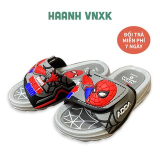 Dép Bánh Mì Cho Bé Hình Siêu Nhân Người Nhện Chống Trơn Trượt Cao Cấp - HAANH VNXK